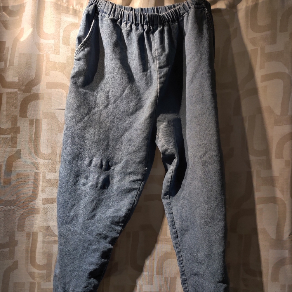 Baggy jean sweatpants?